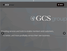 Tablet Screenshot of gcs-group.com